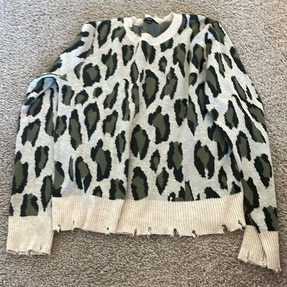 Fate Camo Pullover Sweater